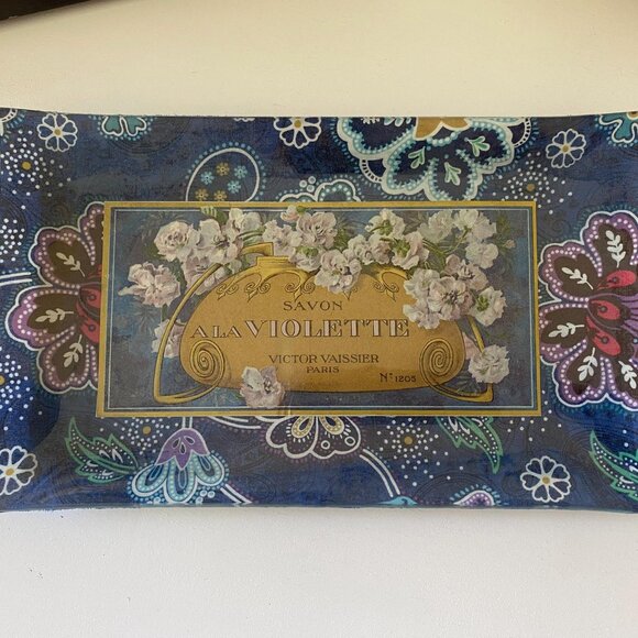 Decoupage Jewelry Tray Trinket Tray Vanity Tray - Picture 1 of 4